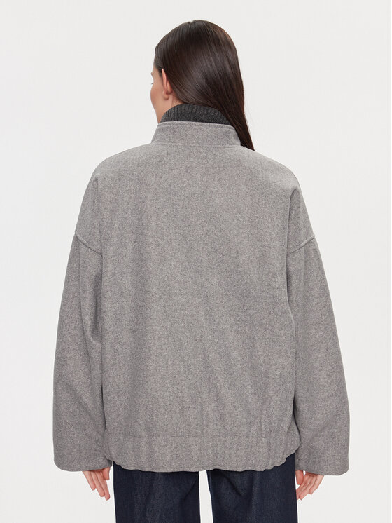 Noisy May Kurtka przejściowa Halston 27029328 Szary Relaxed Fit