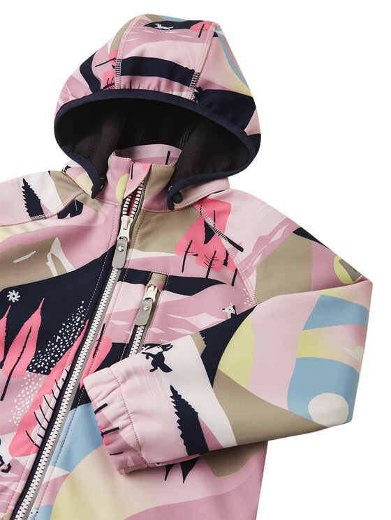 Reima Reima Softshelljacke Vantti 5100009D Rosa Regular Fit