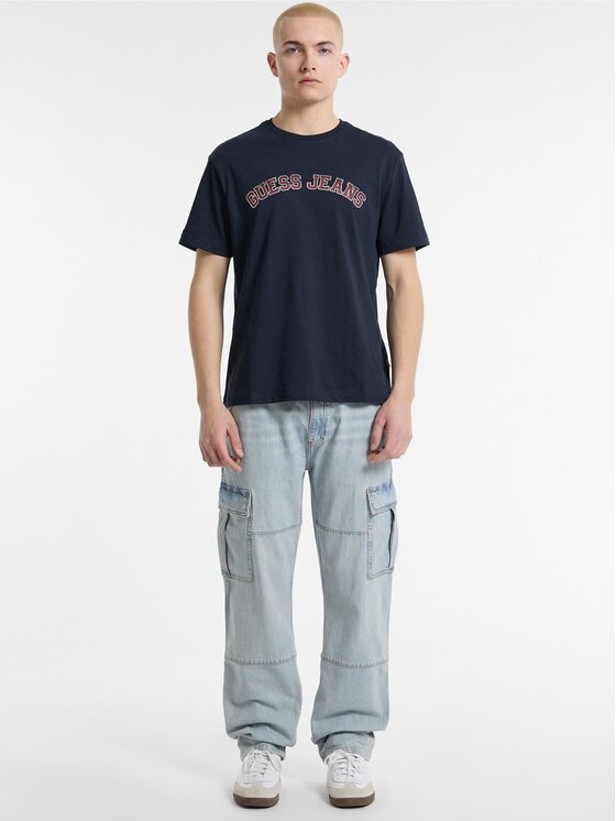 Guess Jeans Guess Jeans T-Shirt 171441 Niebieski Classic Fit