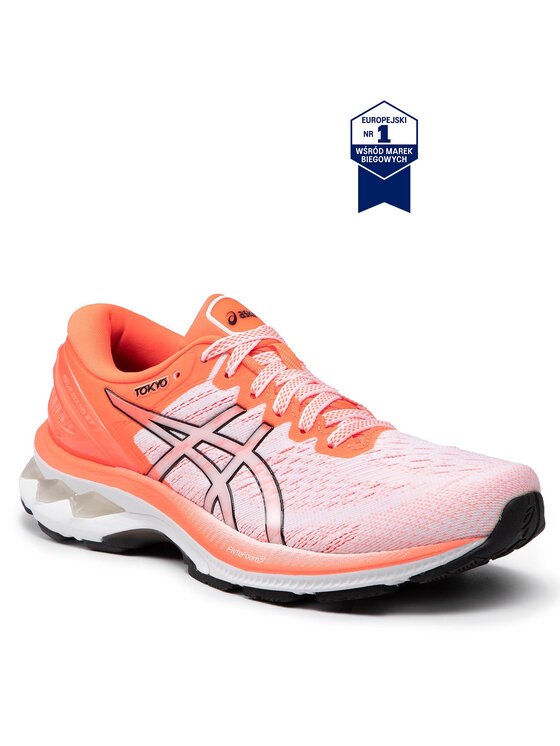 Zapatillas Running Asics GEL-KAYANO 27 TOKYO Para Hombre Naranjas Y  Negras, Edición Especial