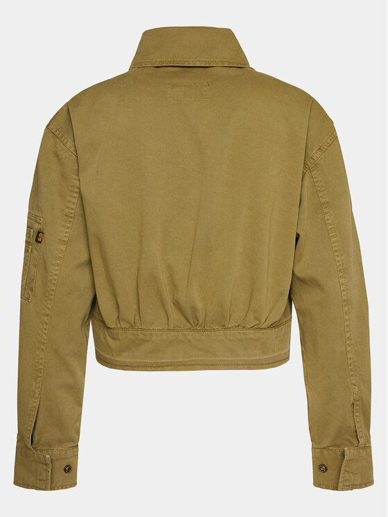 Alpha Industries Alpha Industries Átmeneti kabát Deck 136017 Zöld Oversize