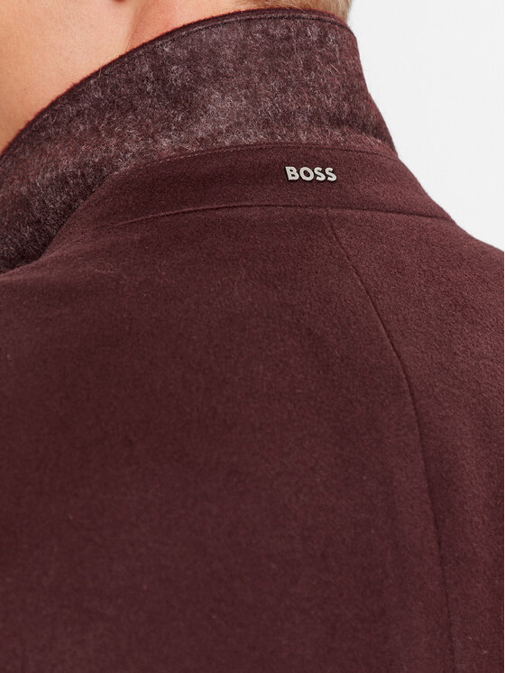 BOSS Boss Vuneni kaput H-Hyde-234 50502327 Tamnocrvena Slim Fit