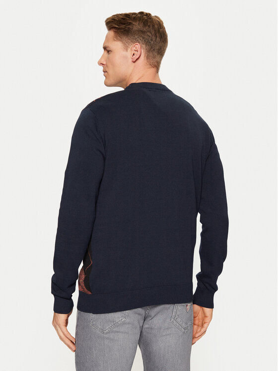 INDICODE INDICODE Pullover Bagge 35-784 Dunkelblau Regular Fit