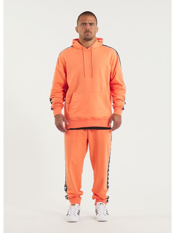PITBULL PITBULL Bluza Bluza męska z kapturem TAPE NUGGET XXL Pomarańczowy Regular Fit