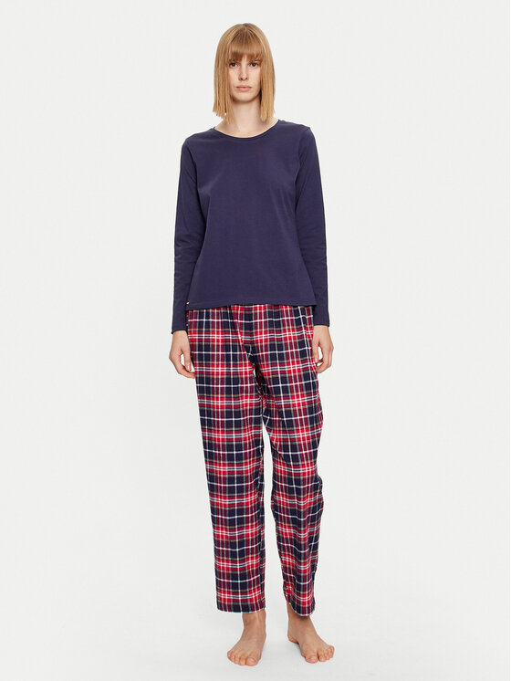 Selmark Selmark Pyjama The Big Family P7275 Dunkelblau Regular Fit