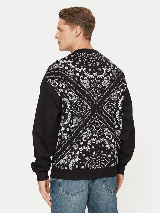 HUGO HUGO Majica dugih rukava Derumkek 50532094 Crna Relaxed Fit