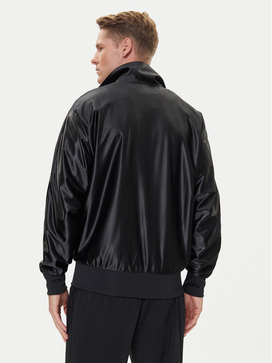 adidas adidas Bluză Firebird Metallic JW5960 Negru Loose Fit