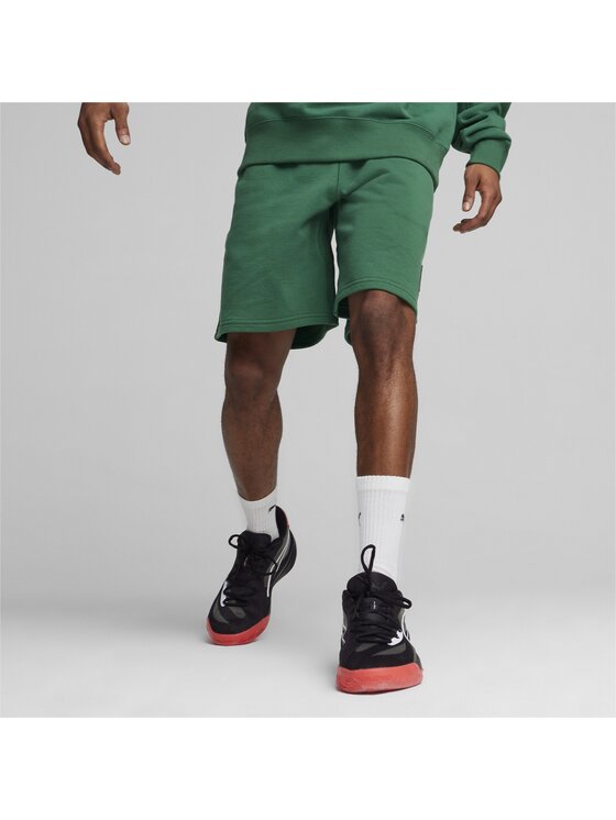 Puma Puma Szorty sportowe 625093 Zielony Regular Fit