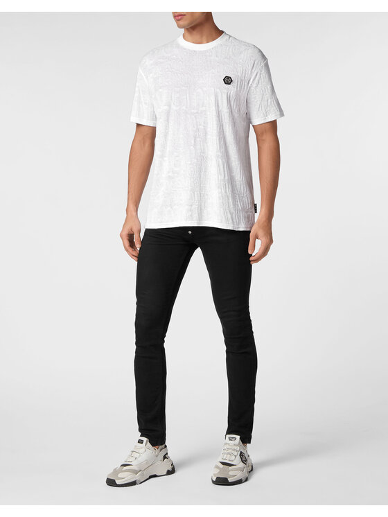 PHILIPP PLEIN PHILIPP PLEIN Tričko 9837 Biela Regular Fit