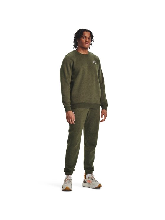 Under Armour Under Armour Joggery Essential Fleece Jogger Zielony Regular Fit