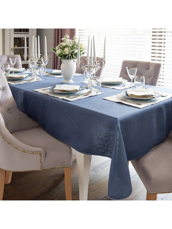 Roseberry Home Roseberry Home Obrus Royal Blue Niebieski