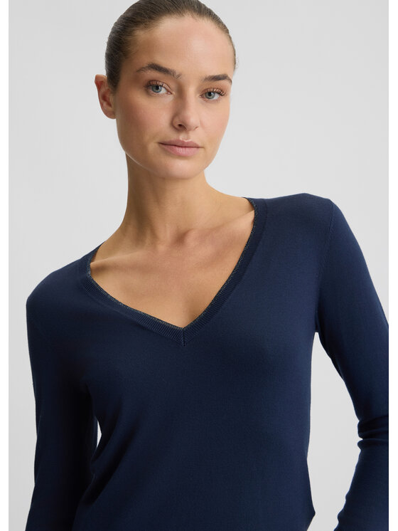 Liu Jo Liu Jo Sweter WXX053MS49I93921 Błękitny Regular Fit