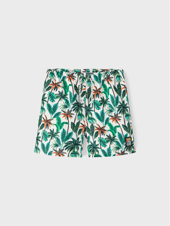 NAME IT Pantaloni scurți pentru înot 13213870 Colorat Regular Fit