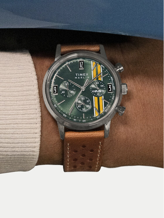 Timex Timex Годинник Marlin® Chronograph TW2W99100 Срібний