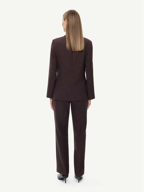 KMX KMX Marynarka 108550005 Brązowy Fitted Fit