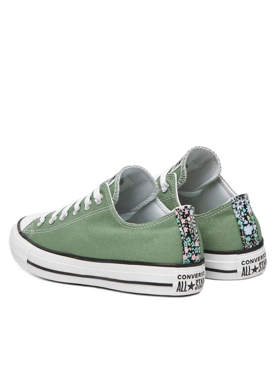 Converse Converse Trampki Chuck Taylor All Star Mini Flowers A14982C Zielony