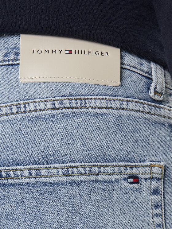 Tommy Hilfiger Tommy Hilfiger Džinsai Denton MW0MW39651 Šviesiai mėlyna Straight Fit