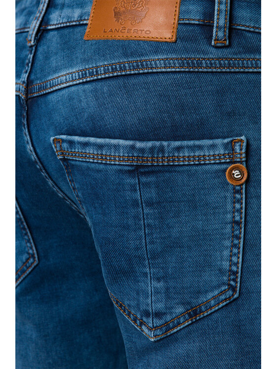 Lancerto Lancerto Jeansy KR090223000016 Granatowy Slim Fit