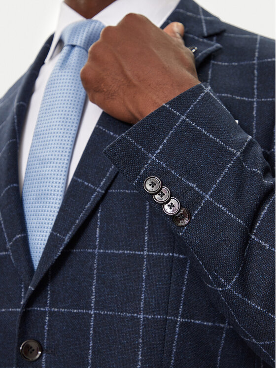 BOSS Boss Zakó H-Hutson 50527998 Sötétkék Slim Fit