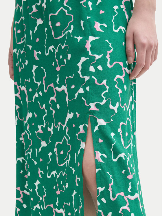 Tom Tailor Denim Tom Tailor Denim Fustă midi 1045505 Verde Regular Fit