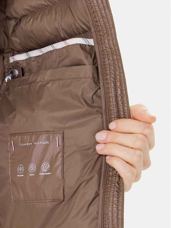 Tommy Hilfiger Tommy Hilfiger Pernata jakna WW0WW46788 Smeđa Regular Fit