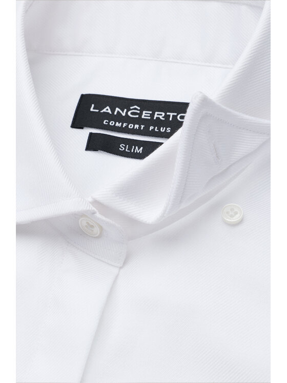 Lancerto Lancerto Koszula Agnese Slim KO073126000004 Biały Slim Fit