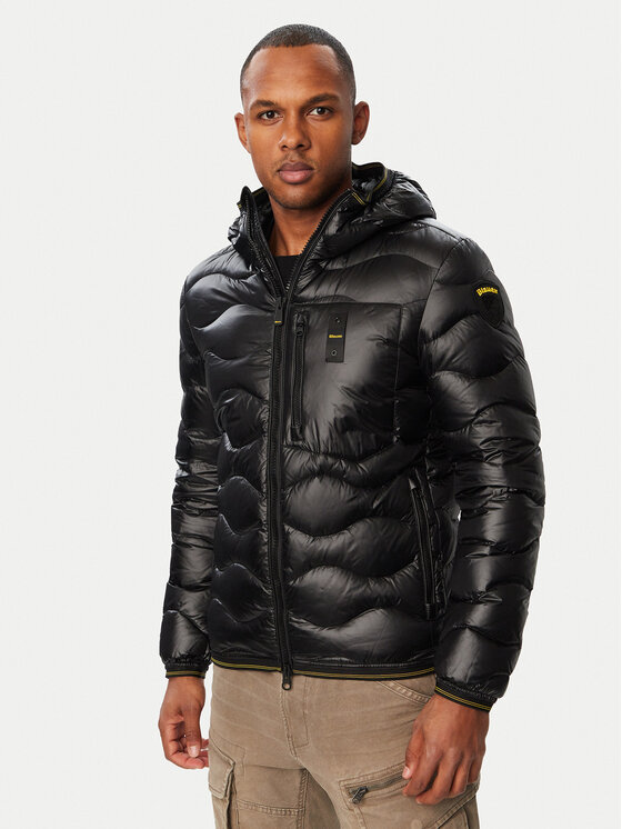 Blauer Blauer Geacă din puf Wave 26WBLUC03064 Negru Regular Fit