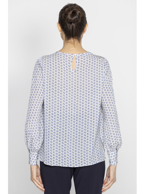 Deni Cler Milano Deni Cler Milano Bluza W-DC-1416-E2-K9-16-1 Granatowy Regular Fit