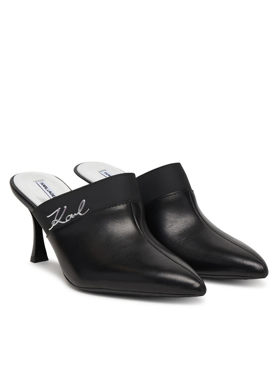 KARL LAGERFELD KARL LAGERFELD Klapki Sienna KL32701 Czarny