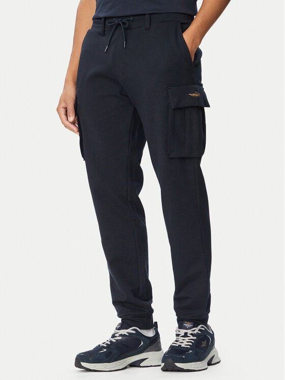 Aeronautica Militare Aeronautica Militare Παντελόνι φόρμας 262PF1020UF00662 Σκούρο μπλε Regular Fit