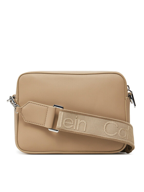 Calvin Klein Calvin Klein Torebka Ck Must Small Camera Bag K60K613145 Beżowy