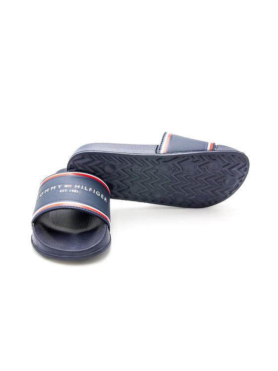 Tommy Hilfiger Tommy Hilfiger Klapki T3BO-30988-0193X379 Granatowy