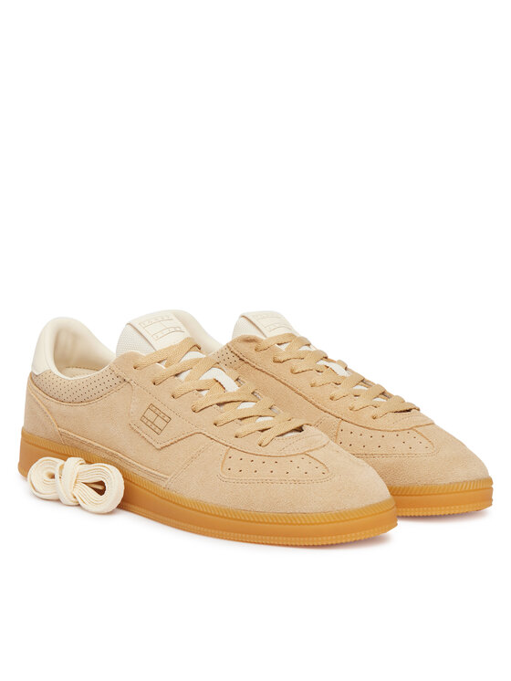 Tommy Jeans Tommy Jeans Snīkeri The Greenwich Edge Suede EM0EM01732 Gaiši bēša