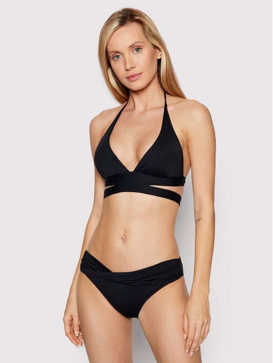 Seafolly Seafolly Dół od bikini Twist Band 44320-942 Czarny