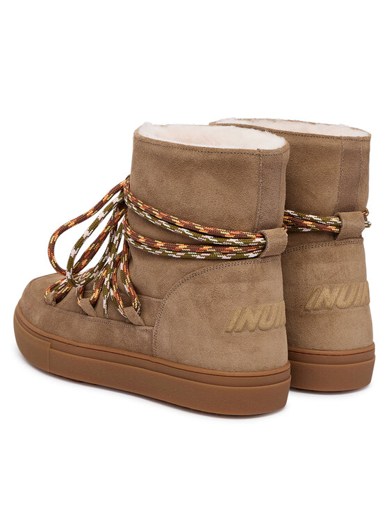 Inuikii Inuikii Μπότες Χιονιού Suede Double 2001.003.0201.250 Μπεζ