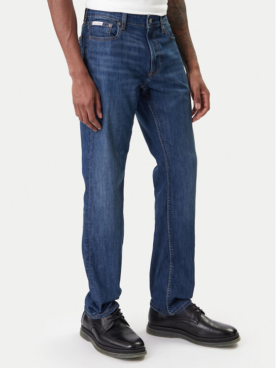 Calvin Klein Jeans Blugi LV04RE777G Bleumarin Slim Fit