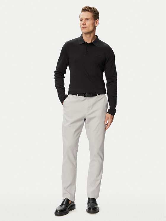Calvin Klein Calvin Klein Polo särk Supima LV04LH240G Must Slim Fit