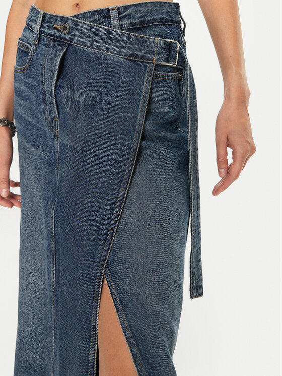 Miss Sixty Miss Sixty Φούστα τζιν 6L3KJ5850000 Μπλε Regular Fit
