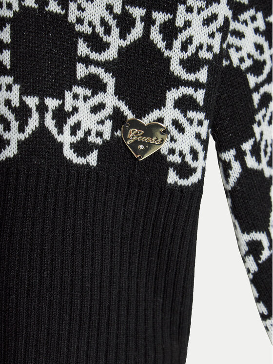 Guess Guess Sweter J4BR04 Z3K10 Czarny Relaxed Fit