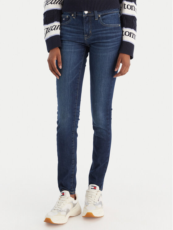 Tommy Jeans Tommy Jeans Blugi Sophie DW0DW19274 Albastru Skinny Fit