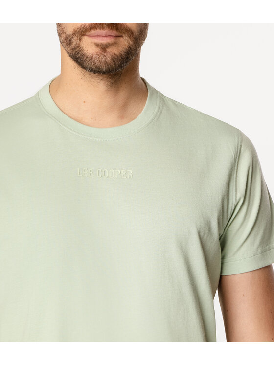 Lee Cooper Lee Cooper T-Shirt CLASSIC 1160 Zielony Regular Fit