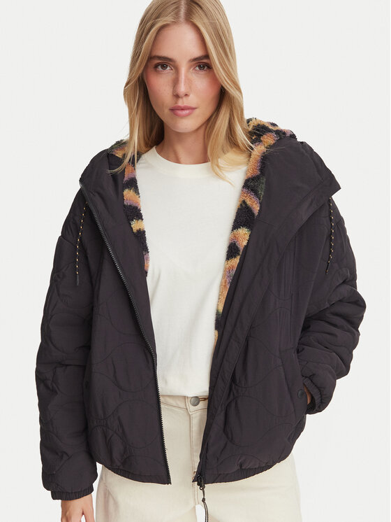 Billabong Billabong Μπουφάν χειμωνιάτικο EBJJK00185 Σκούρο καφέ Oversize
