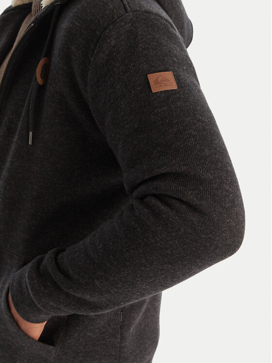 Quiksilver Quiksilver Demisezoninė striukė Keller Sherpa EQYFT05112 Juoda Regular Fit