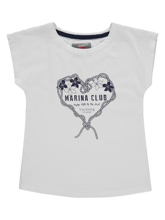 Kanz Kanz T-Shirt 1916821-1000 Biały Basic Fit