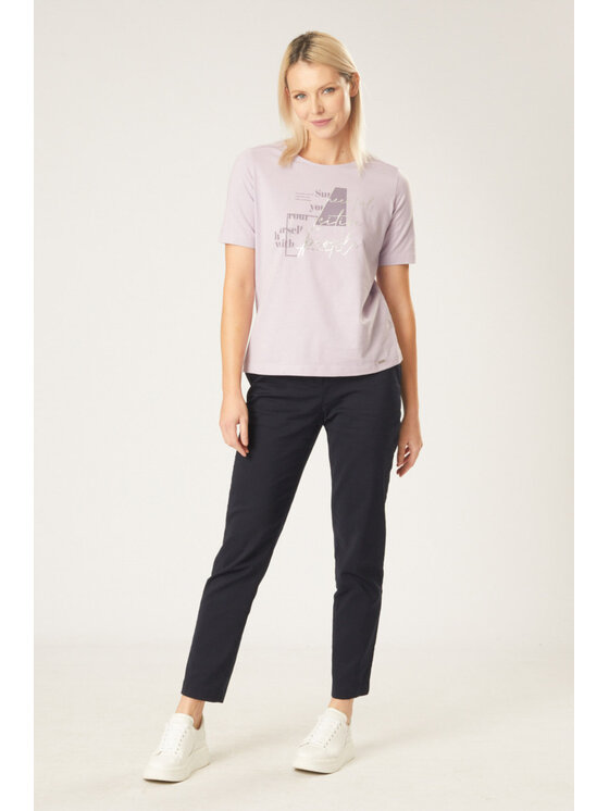 QUIOSQUE QUIOSQUE Halenka 19-TD-113 Fialová Regular Fit