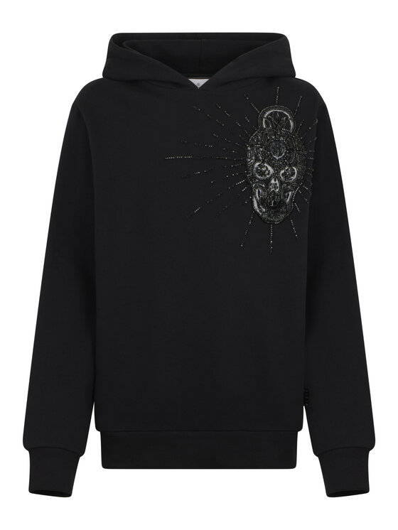 PHILIPP PLEIN PHILIPP PLEIN Bluza 29856 Czarny Regular Fit