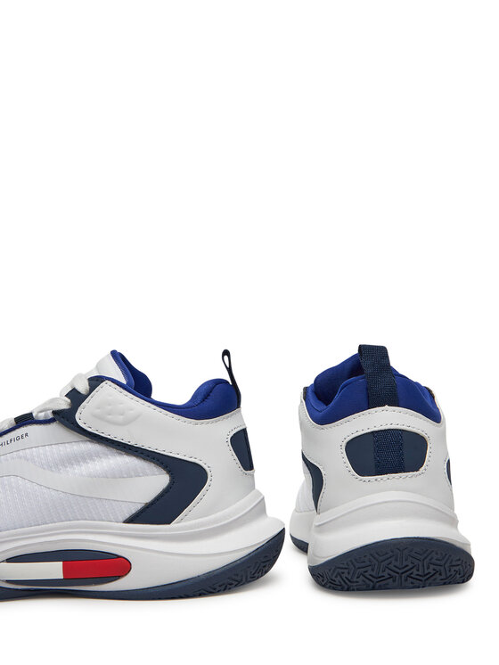 Tommy Hilfiger Tommy Hilfiger Sneakersy Low Cut Lace-Up T3B9-33884-1695 Biały