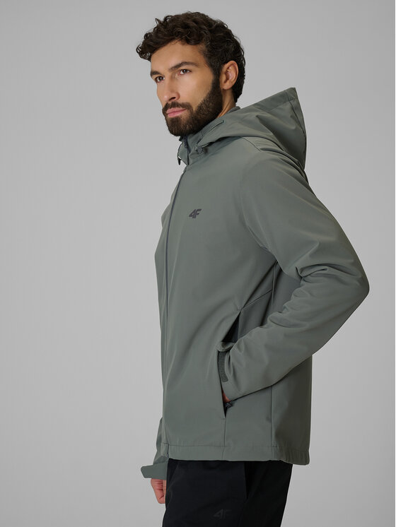 4F 4F Kurtka przejściowa EVERYDAY ACTIVE Zielony jasny Regular Fit
