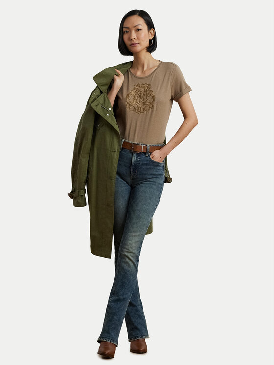 LAUREN RALPH LAUREN LAUREN RALPH LAUREN T-krekls 200963905002 Bēšs Relaxed Fit