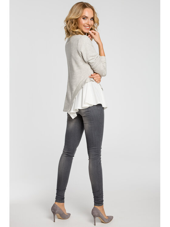 Made of Emotion Made of Emotion Blusa M333 Argento Custom Fit